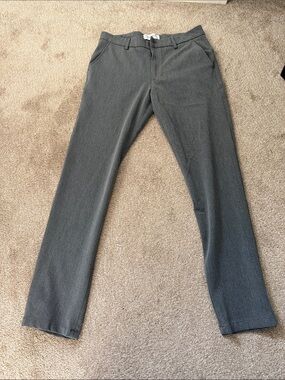Men's Tailored Gray Dress Pants - Smart Everyday Trousers